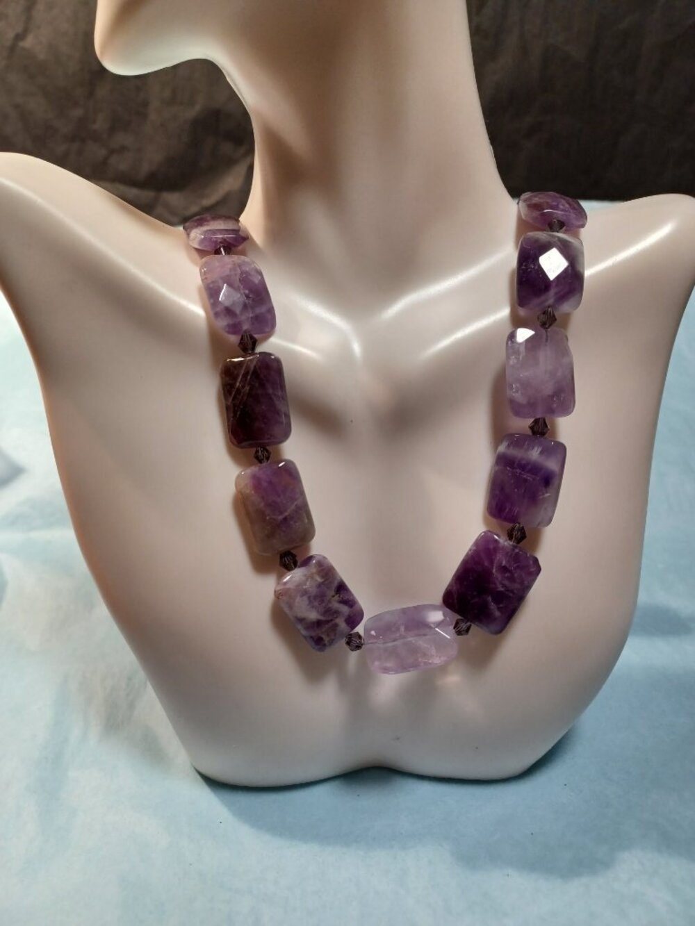 Simply Stunning Faceted Amethyst Necklace